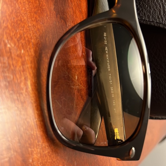 NWOT Ray Ban Tortoise New Wayfarer Large - Picture 5 of 8